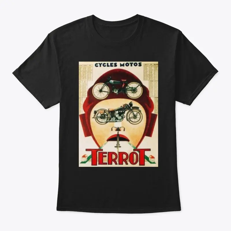 Terrot Moto Cycles vintage black T shirt